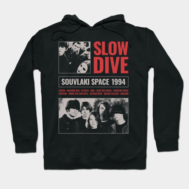 Slowdive - Tribute Graphics Hoodie by fuzzdevil